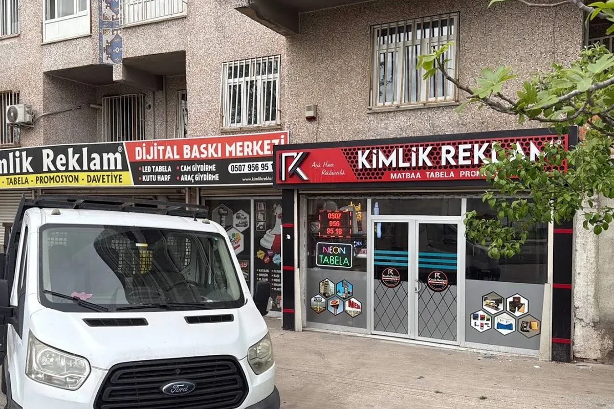 Kimlik Reklam Diyarbakır mağaza ve tabela uygulaması